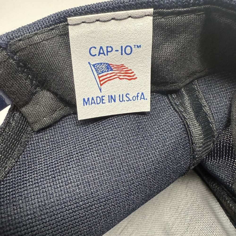 Vintage USS John F Kennedy CV-67 Hat Cap Snap Back Mens One Size Blue Cap-10 80s - Picture 6 of 6